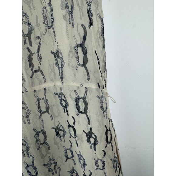 RED VALENTINO $995 100% Silk Jumpsuit Neutrals Size 46 - Picture 5 of 11